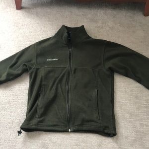 Forest green Columbia fleece